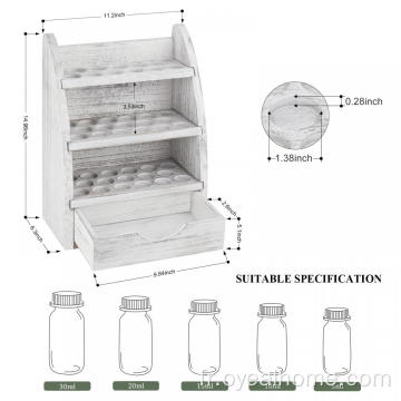 Rack d&#39;affichage de vernis à ongles à huiles essentielles à 3 niveaux